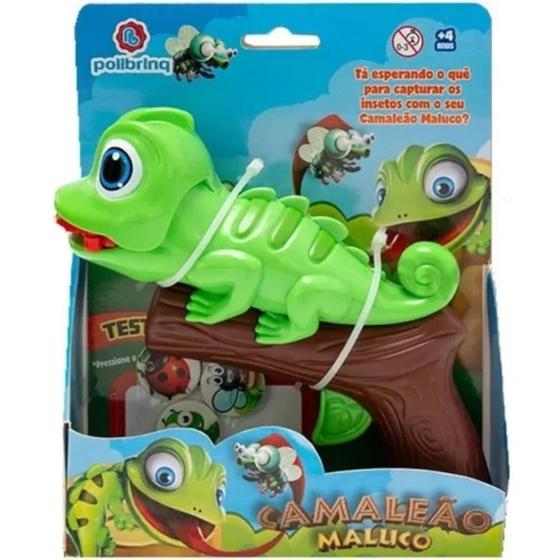 Brinquedo camaleão maluco com gatilho na língua pega inseto an2008 ...
