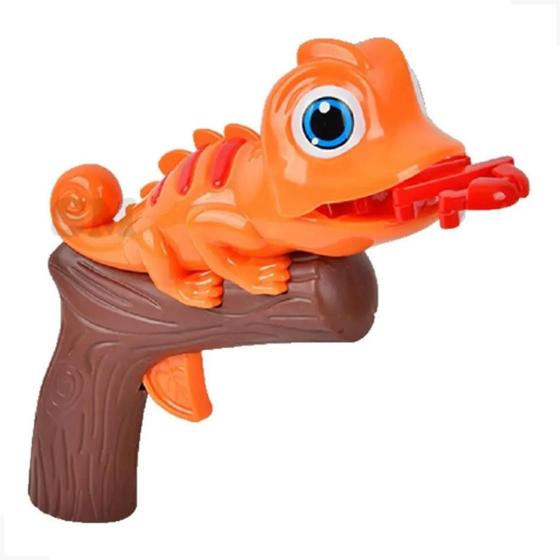 Brinquedo camaleão maluco com gatilho na língua pega inseto an2008 ...