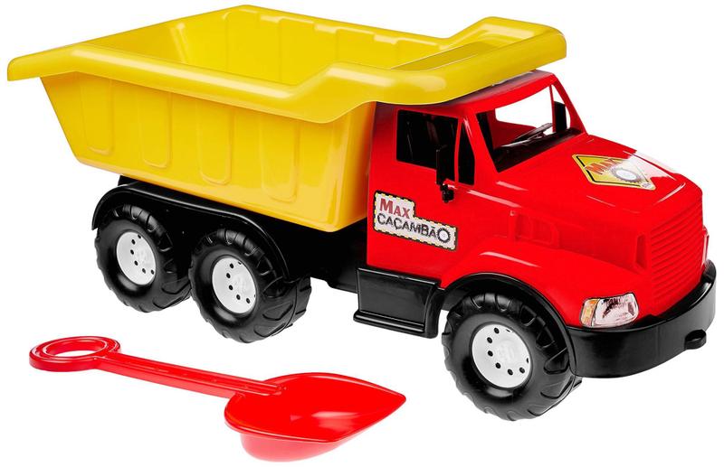 Imagem de Brinquedo Caminhão Caçamba Caçambão Max Com Pá Grande - Tilin