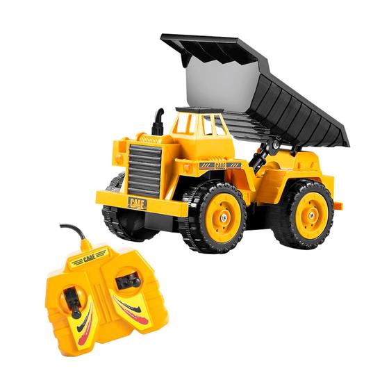 Imagem de Brinquedo Caminhão Caçamba De Controle Com Fio - Dm Toys