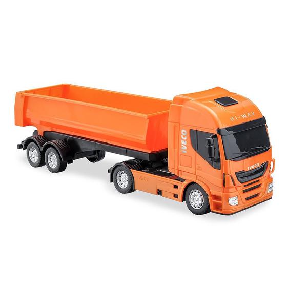 Imagem de Brinquedo Caminhão Com Caçamba Basculante - Iveco Hiway