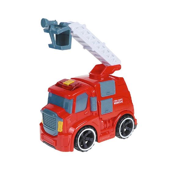 Imagem de Brinquedo Caminhão de Bombeiro com Luz e Som a Fricção e Escada Articulada