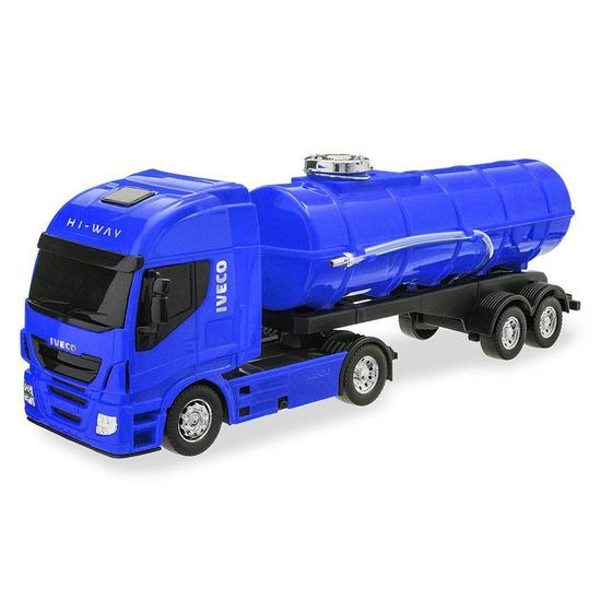 Imagem de Brinquedo Caminhão Iveco Hi Way Tanque Azul