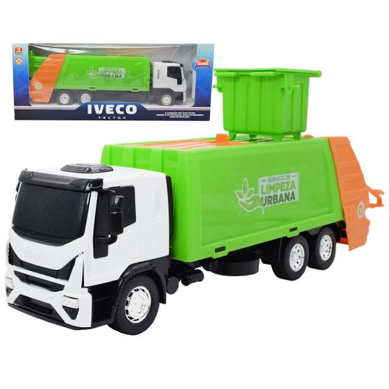 Imagem de Brinquedo Caminhão Menino Iveco Coletor Lixo 342 - Usual Plastic