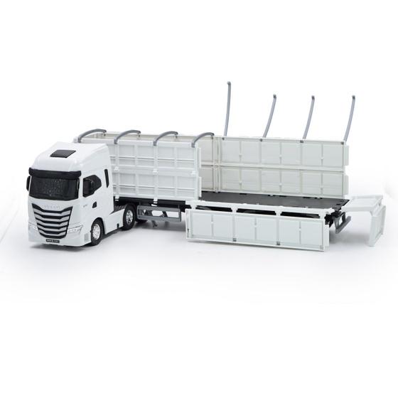 Imagem de Brinquedo Caminhão S-Way Iveco Graneleiro Infantil Carrinhos Miniatura Carreta - Usual Brinquedos