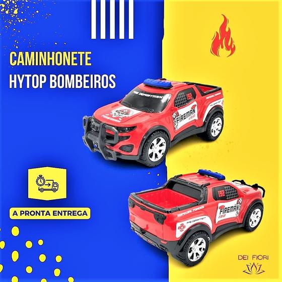 Imagem de Brinquedo Caminhonete De Bombeiro Hytop Carrinho Bombeiros