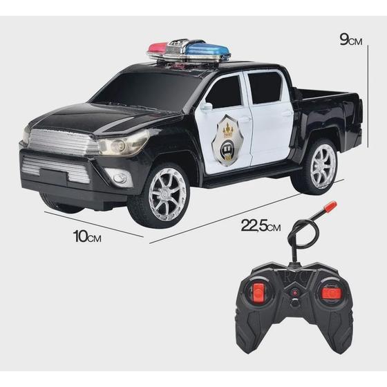 Imagem de Brinquedo Caminhonete de Polícia de Controle Remoto Total.