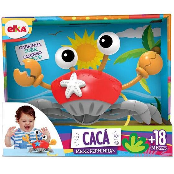 Imagem de Brinquedo Carangueijo Caca Mexe Perninhas ELKA