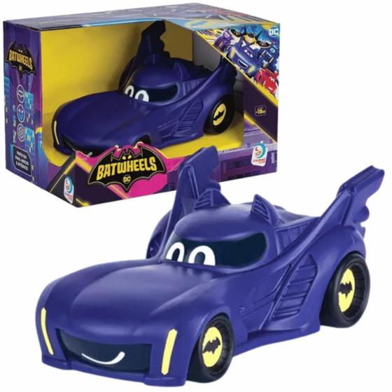 Imagem de Brinquedo Carrinho Batwheels Bam de Vinil Azul Cardoso