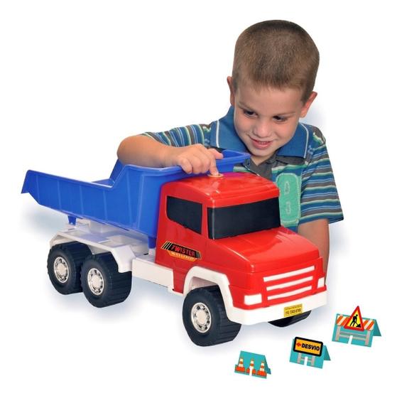 Imagem de Brinquedo Carrinho Caminhão Caçamba Twister Sound Com Som 802