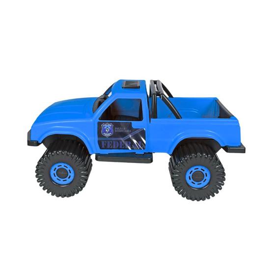 Imagem de Brinquedo Carrinho Caminhonete Picape 4x4 Roda Grande