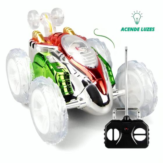 Imagem de Brinquedo Carrinho Controle Com Giro 360 Luz Led