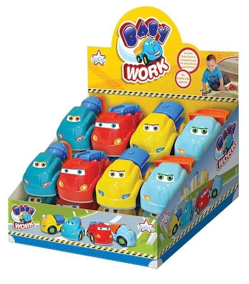 Imagem de Brinquedo Carrinhos Baby Work Caixa 16 Caminhões Big Star