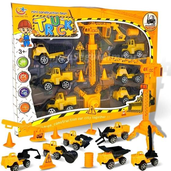 Imagem de Brinquedo carrinhos de fricção de construção