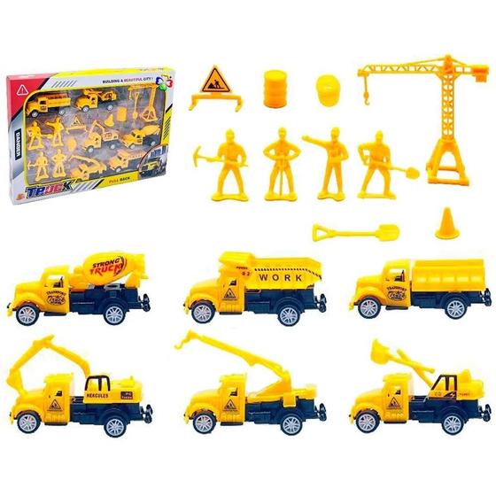 Imagem de Brinquedo carrinhos de fricção de construção