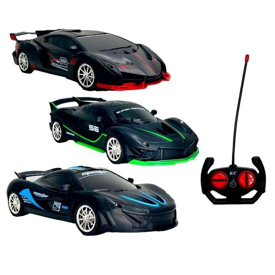 Imagem de Brinquedo Carro Carrinho de Controle Remoto Monster Racing Lamborghini Com Luzes - Diversão Veloz!