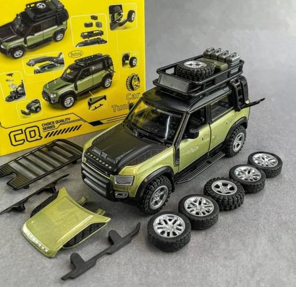 Imagem de Brinquedo Carro de Metal Land Rover Defender Racing Tuning