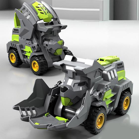 Imagem de Brinquedo Carro Dinossauro Inercial para Crianças - Verde