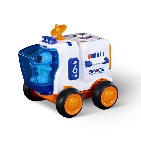 Imagem de Brinquedo Carro Espacial Infantil com Astronauta Laranja