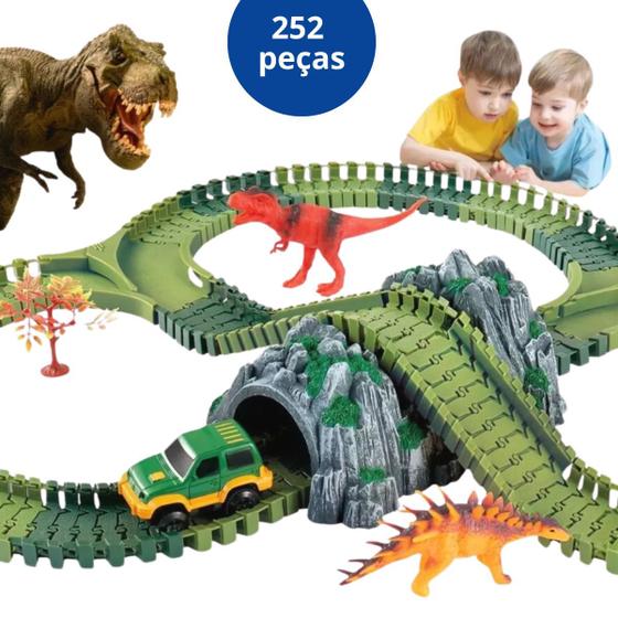 Brinquedo Carro Pista Maluca Dino Presente Menino 3 anos Criança ...