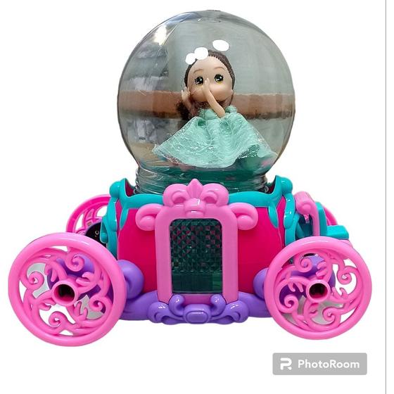 Imagem de Brinquedo Carruagem da Princesa Lançamento Com Luzes  Música.