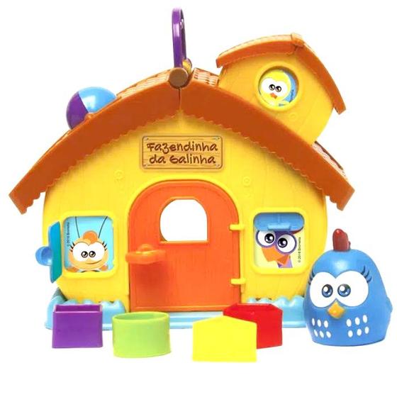 Brinquedo Casinha Atividades Galinha Pintadinha Fazendinha - Elka ...