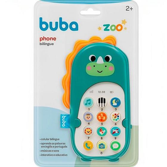 Imagem de Brinquedo Celular Bilingue Buba Zoo Dino Buba