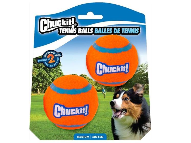 Imagem de Brinquedo Chuckit Tennis Balls Pack 2 Bolas Para Cães Médio