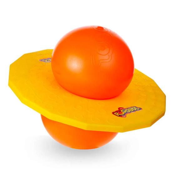 Imagem de Brinquedo Clássico Pogobol Estrela Amarelo e Laranja 6+