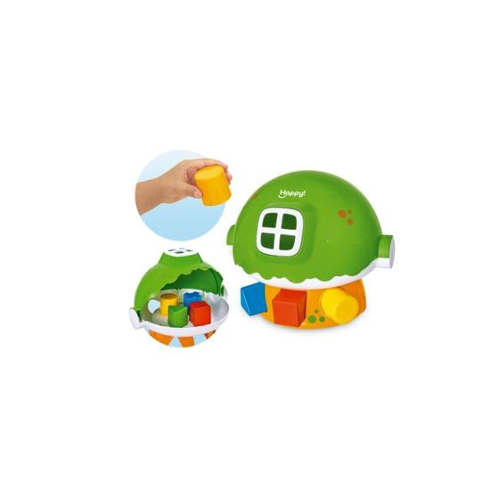 Imagem de Brinquedo colecao happy cogumelo didatico 4 peças didaticas