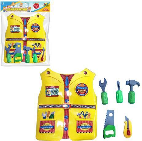 Imagem de Brinquedo Colete Kit Construtor Boy Com 5 Acessorios