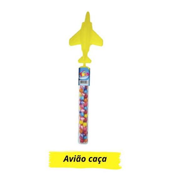 Imagem de Brinquedo com Pastilhas Docinhas Avião de Brinquedo 28g