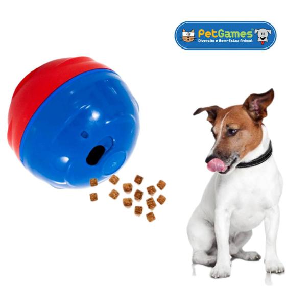 Imagem de Brinquedo Comedouro 2 em 1 Interativo Redondog Cat Ball PP Pet Games Para Caes/ Gatos