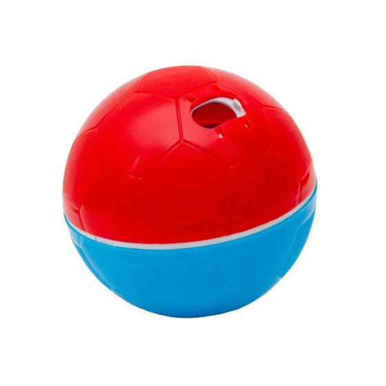 Imagem de Brinquedo Comedouro Lento p/ Cães Crazy Ball Azul/Vermelha
