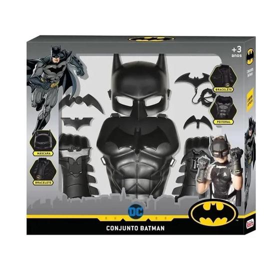 Imagem de Brinquedo Conjunto Acessórios E Armadura Do Batman Rosita Dc