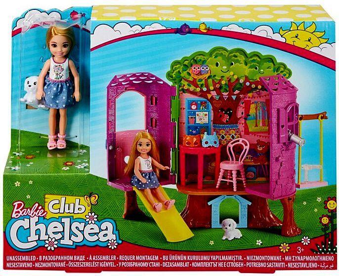 Boneca Barbie Barbie Casa Chelsea Brinquedo Conjunto Casa Casinha