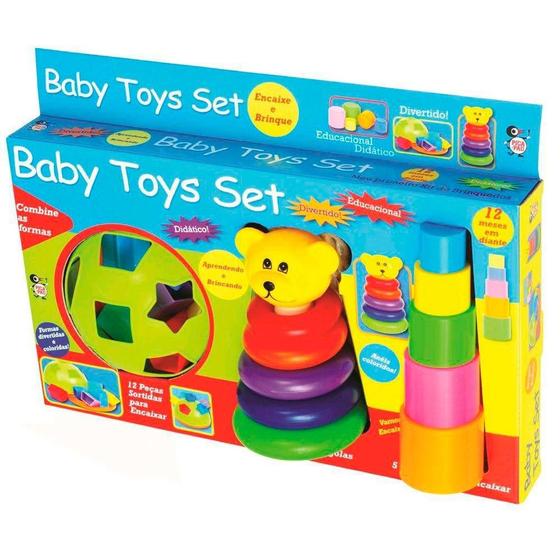 Imagem de Brinquedo Conjunto Didatico Baby Toys Set Pica Pau