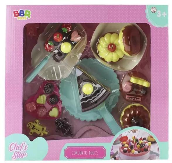 Imagem de Brinquedo Conjunto Doces Chef's Star - Bbr Toys