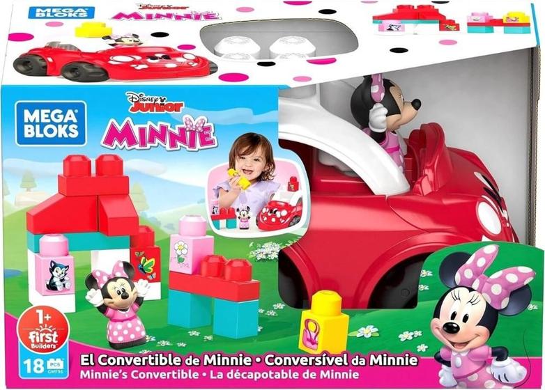 Imagem de Brinquedo Conversível Da Minnie Bloco de Montar-Mattel GWF96