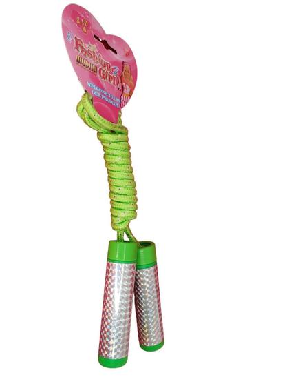 Imagem de Brinquedo Corda De Pular Infantil Colorida Com Brilho 2.10M