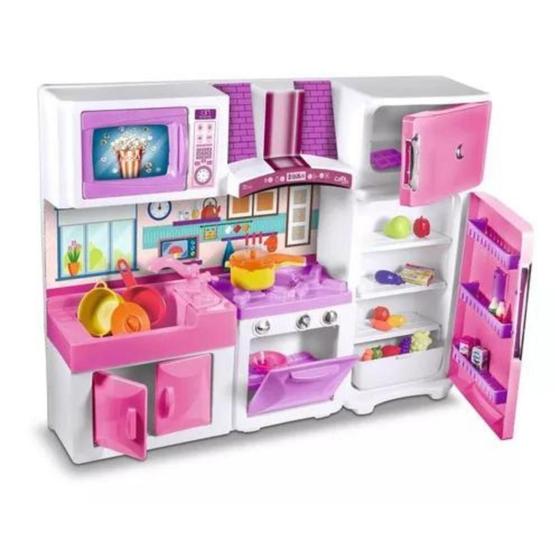 Imagem de Brinquedo Cozinha Pia Max Collection Grande c Acessórios