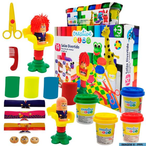 Brinquedo Criativo Massinha Salão Divertido Massinha De Modelar Model ...