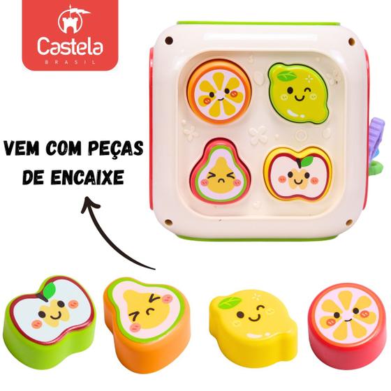 Brinquedo Cubo de Atividades Educativo 6 em 1 - Castela