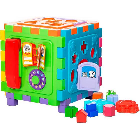 Imagem de Brinquedo Cubo Didático Grande - Mercotoys