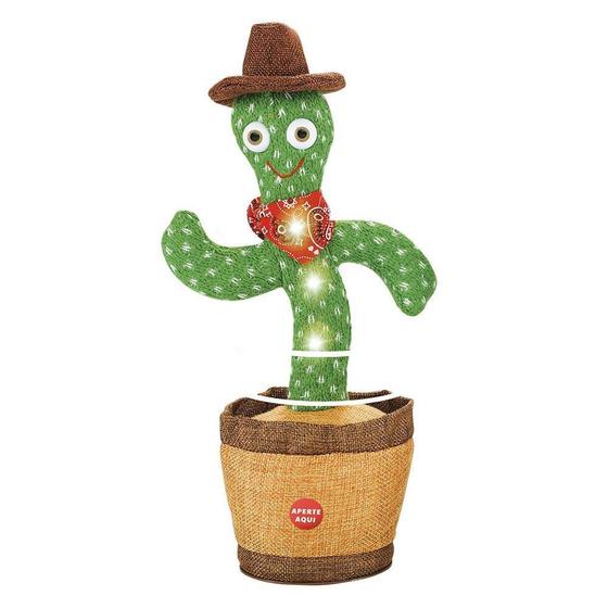 Brinquedo Dancing Cacto Que Dança E Imita Com Luz - Dm Toys - Sons e ...