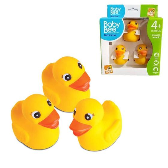 Imagem de Brinquedo de Banho Baby Bee 3 Patinhos - Bee Toys