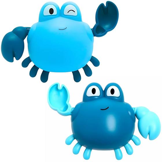 Imagem de Brinquedo de Banho Infantil Caranguejo Azul Sortido Com Movimentos - Castela