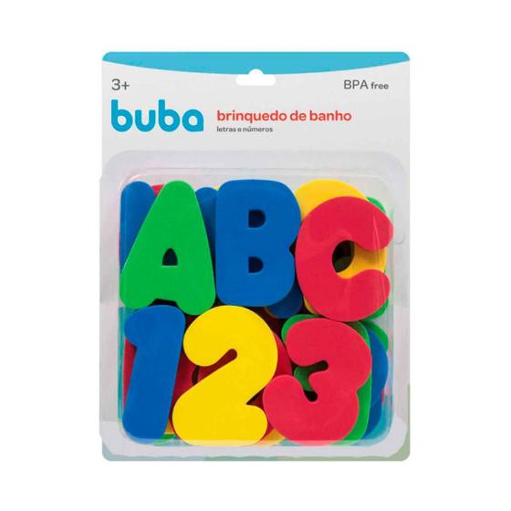 Imagem de Brinquedo de Banho Letras e Números Buba