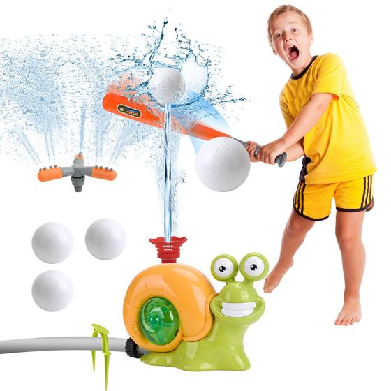 Imagem de Brinquedo de beisebol Water Sprinkler XONTEUS 2 em 1 para crianças