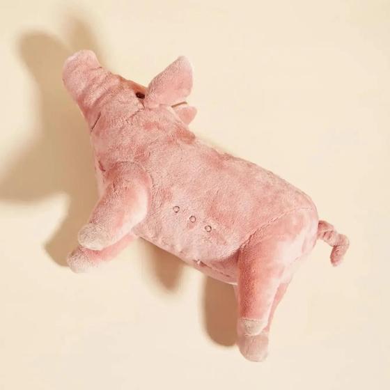 Imagem de Brinquedo De Cachorro De Pelúcia Estridente Estilo Piggy Durável Para Moagem De Dentes Divertido